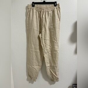 Men's linen Tan Pants